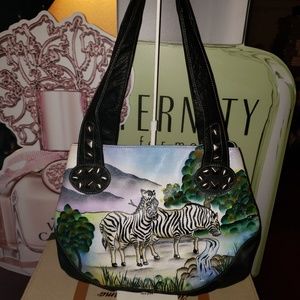 Original by Sharif vintage Handpainted Handbag